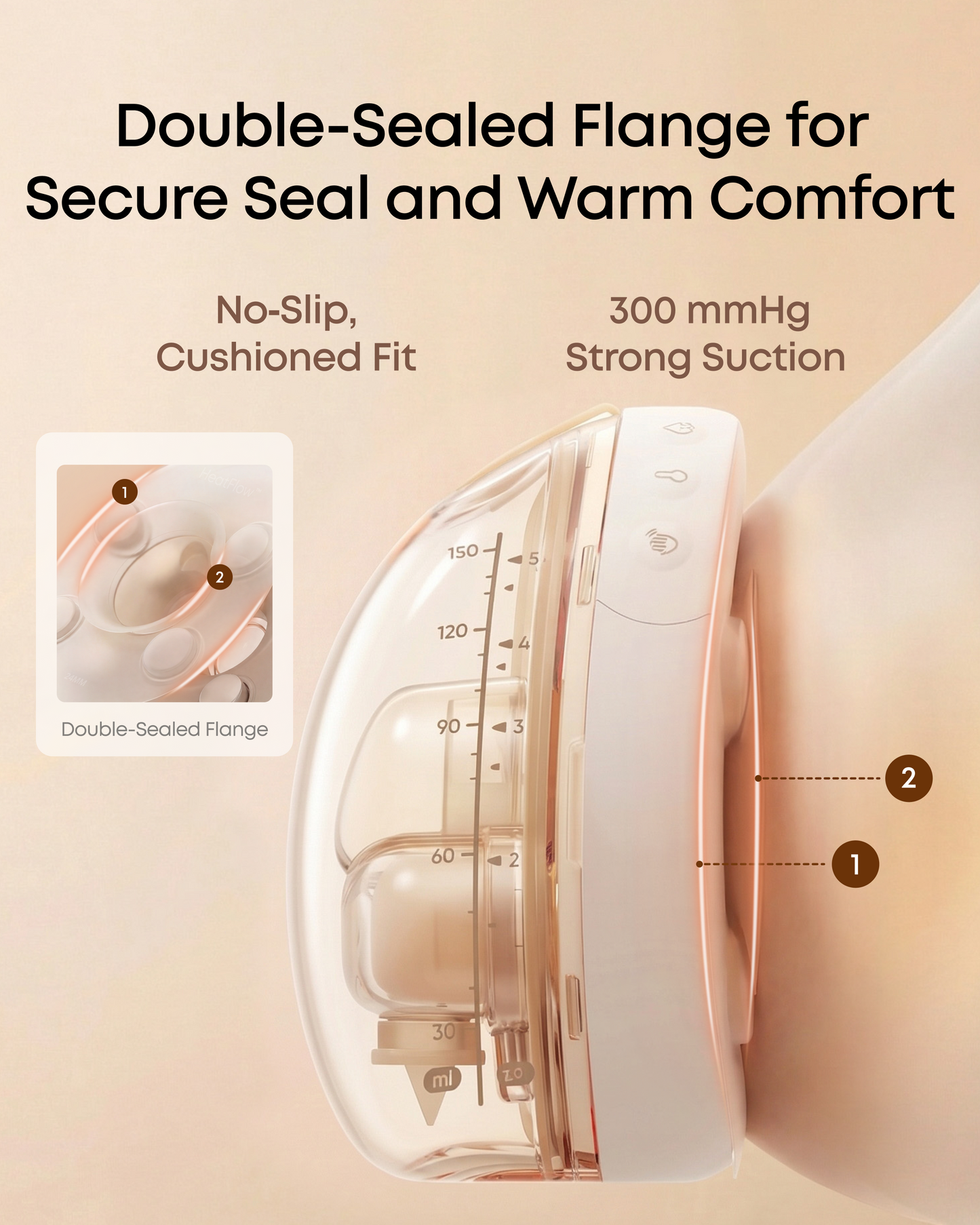 eufy S2 Pro Massaging Heated Electric Breast Pump with Charging Case + eufy Baby Monitor E21