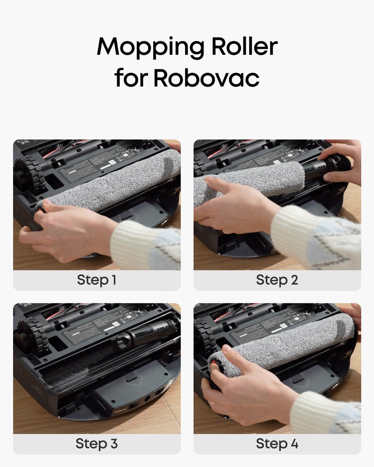 eufy Accessories Package, Side Brush, Filter, Rolling Brush for Robovac, Dustbag, Roller Mop, Dirty Water Reservoir Filter