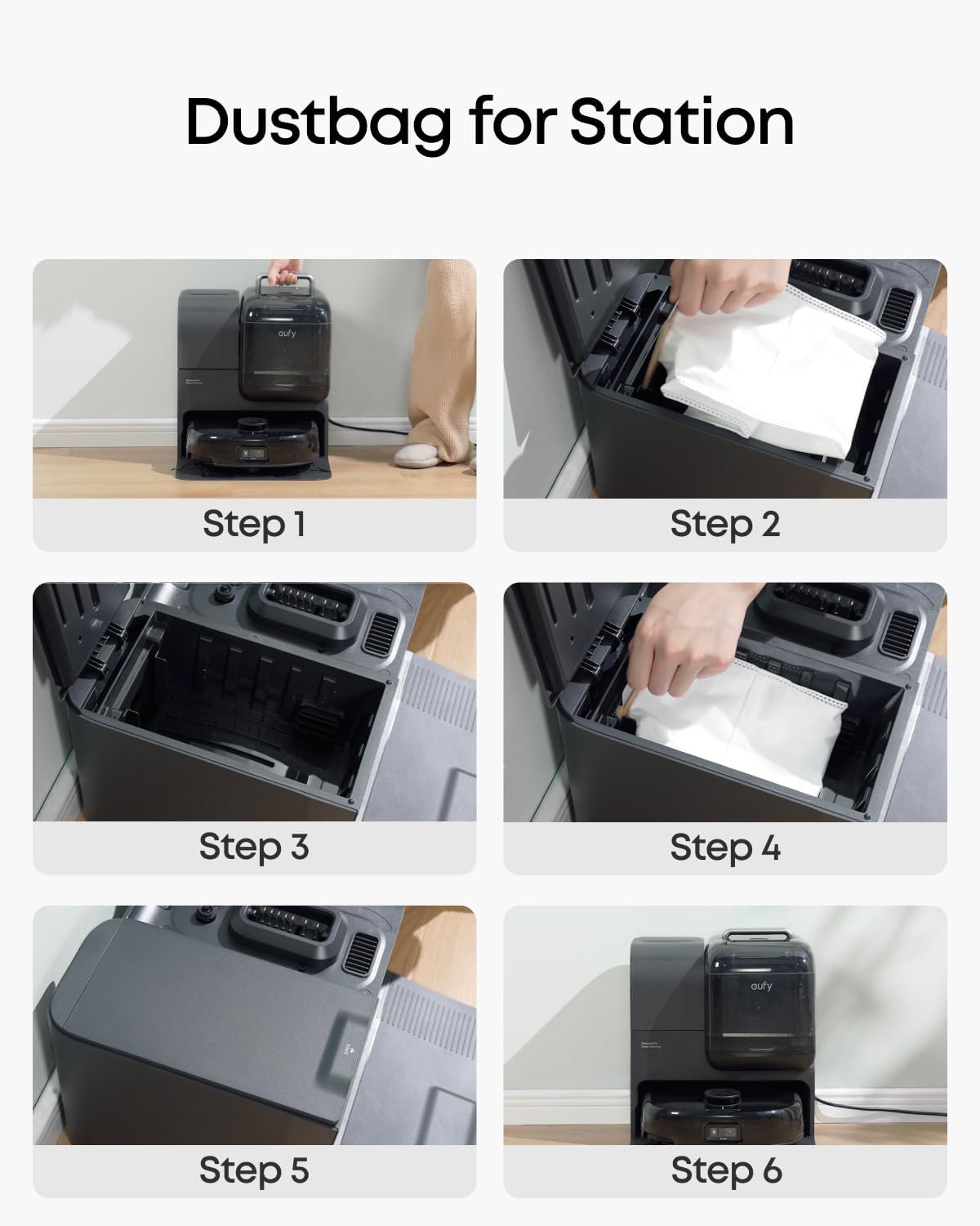 eufy Accessories Package, Side Brush, Filter, Rolling Brush for Robovac, Dustbag, Roller Mop, Dirty Water Reservoir Filter